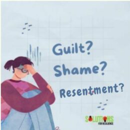 woman depicting shame, resentment and how to deal with guilt